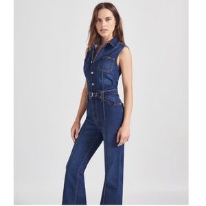 Current/Elliott Dark Blue Women Jeans Overalls